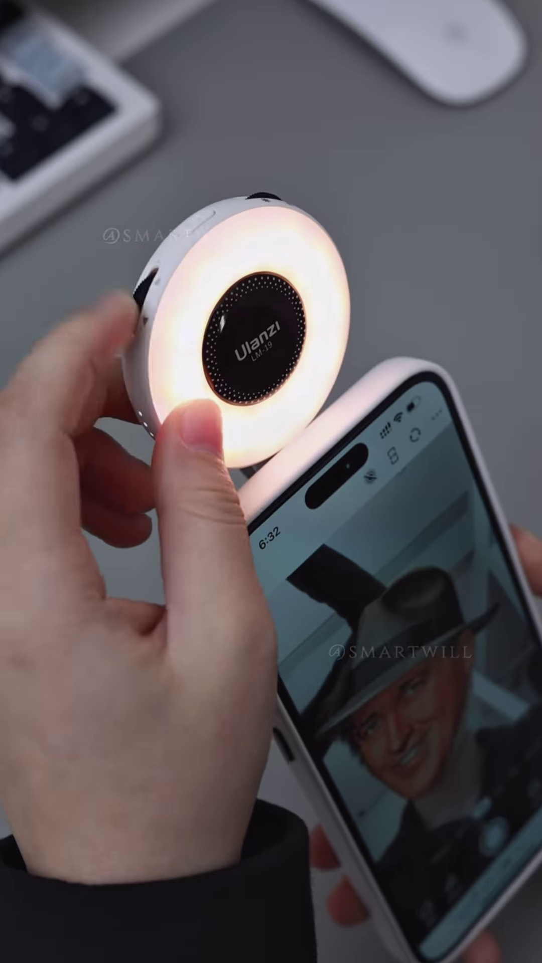 πΈ Portable Clip-On Ring Light for Perfect Selfies & Video Calls π‘